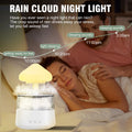 7-Color Cloud Humidifier and Essential Oil Diffuser for Bedroom Relaxation and Aromatherapy in White Finish