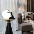 Contemporary Orb Sculpture Lamp for Elegant Home Decor