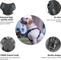 No-Pull Dog Harness with Illuminated Features, Three Light Modes, Control Handle, Reflective Strap, and Adjustable Breathable Vest for Small, Medium, and Large Dogs