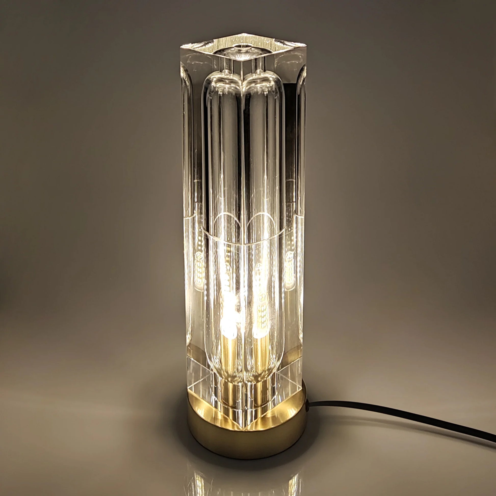 Sophisticated Crystal Bedside Table Lamp