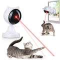 Automatic Interactive Laser Toy for Indoor Cats and Dogs - White