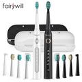 Electric Sonic Toothbrush FW-507 USB Charge Rechargeable Adult Waterproof Electronic Tooth Brushes Replacement Heads