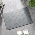 SØLVSTONE Quick-Dry Wave Pattern Stone Bath Mat