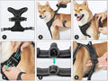 No-Pull Dog Harness with Illuminated Features, Three Light Modes, Control Handle, Reflective Strap, and Adjustable Breathable Vest for Small, Medium, and Large Dogs