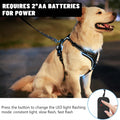 No-Pull Dog Harness with Illuminated Features, Three Light Modes, Control Handle, Reflective Strap, and Adjustable Breathable Vest for Small, Medium, and Large Dogs