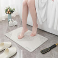 SØLVSTONE Quick-Dry Stone Bath Mat with Diamond Design