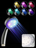 7-Color Changing LED Shower Head for Home Bathroom with Water Bath Illumination