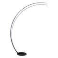 Contemporary Curved RGBW Floor Lamp - Enhanced Model