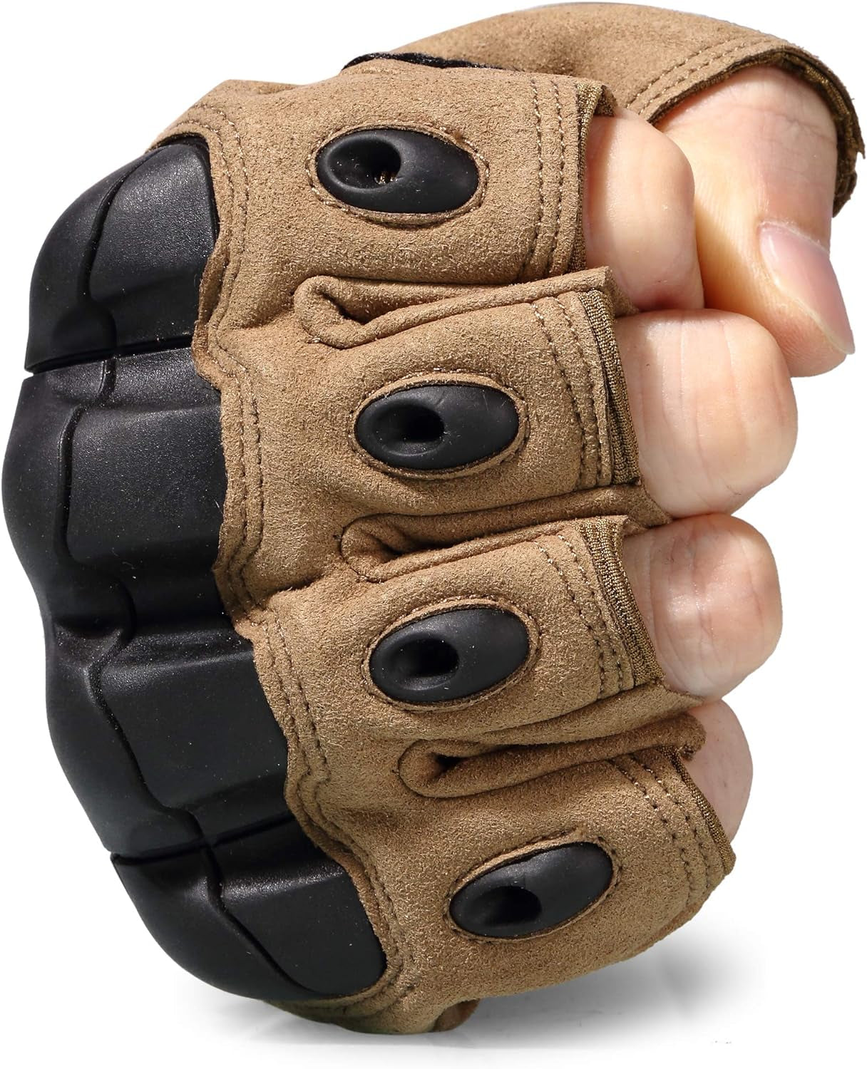 Tactical Fingerless Gloves for Motorcycling, Cycling, Climbing, Hiking, and Hunting