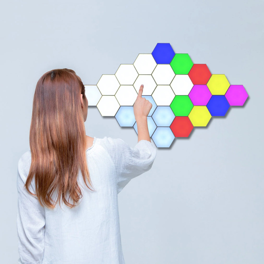 Modular Touch-Sensitive Wall Lighting Systems