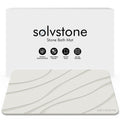 SØLVSTONE Quick-Dry Wave Pattern Stone Bath Mat