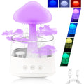 7-Color Cloud Humidifier and Essential Oil Diffuser for Bedroom Relaxation and Aromatherapy in White Finish