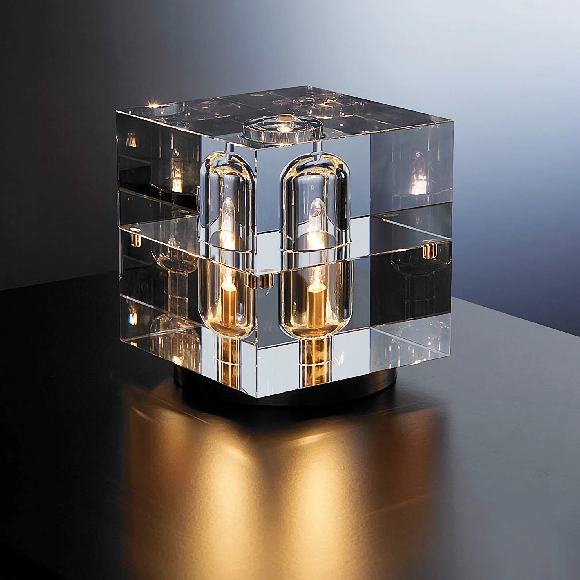 Sophisticated Crystal Bedside Table Lamp