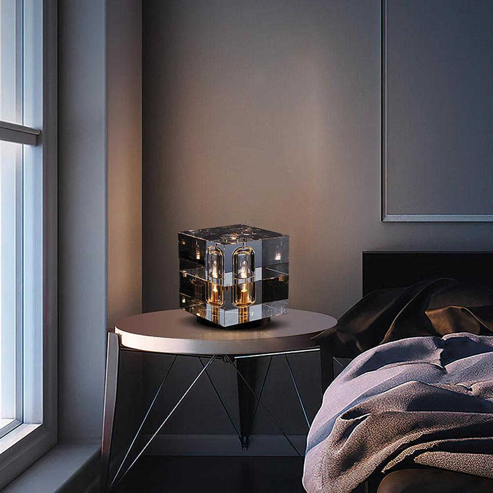 Sophisticated Crystal Bedside Table Lamp