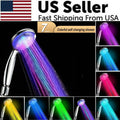 7-Color Changing LED Shower Head for Home Bathroom with Water Bath Illumination