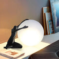 Contemporary Orb Sculpture Lamp for Elegant Home Decor