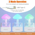 7-Color Cloud Humidifier and Essential Oil Diffuser for Bedroom Relaxation and Aromatherapy in White Finish